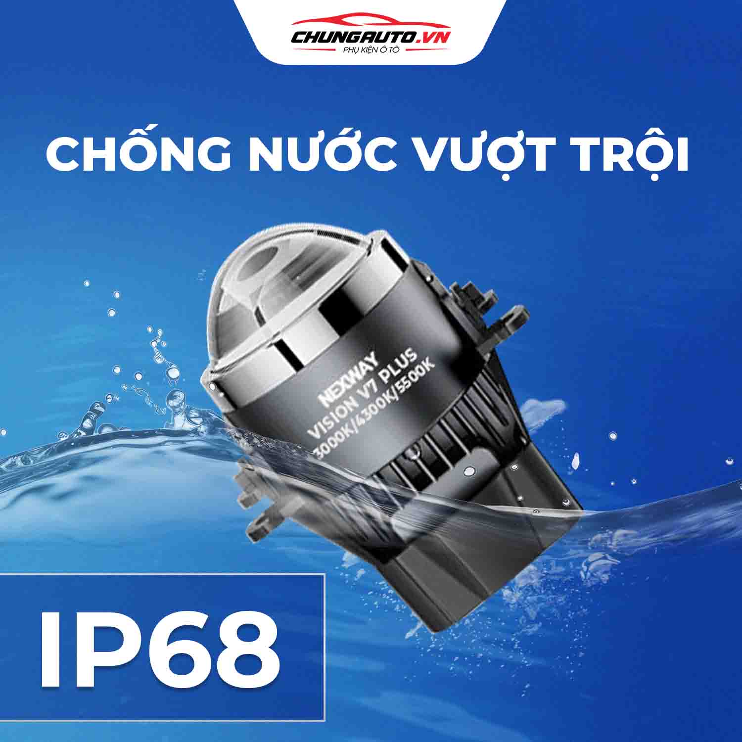 Khả năng chống nước vượt trội Nexway Vision V7 Plus