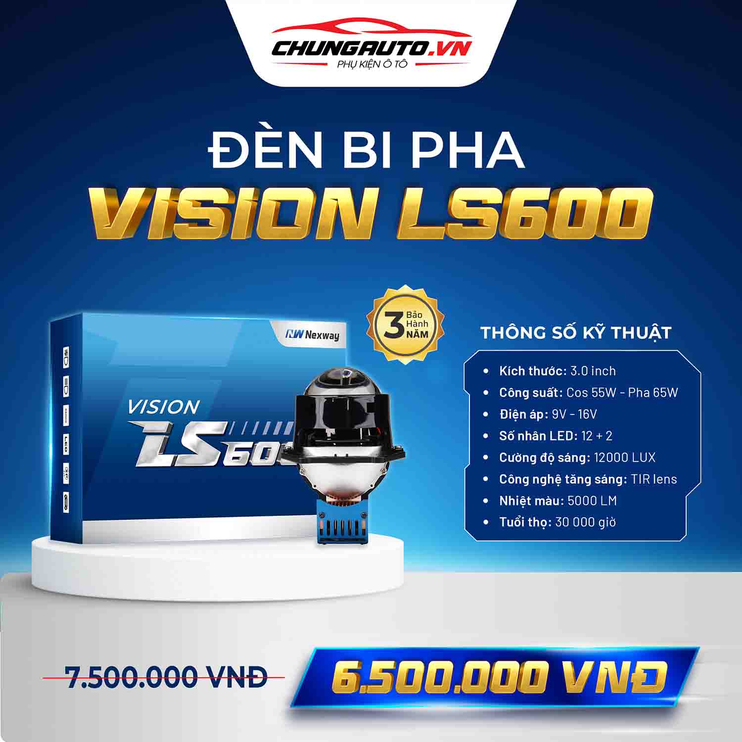 Đèn bi pha Led Nexway Vision LS600