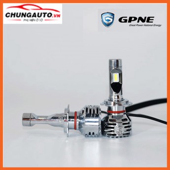 Độ đèn ô tô bóng LED GPNE H7 tăng sáng chân