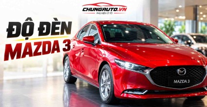 Độ đèn Mazda 3 cải thiện tầm nhìn cho những chuyến đi đêm