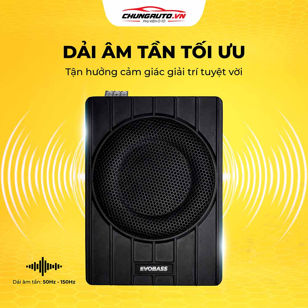 Loa texpad Evobass M6 có dải âm tần tối ưu