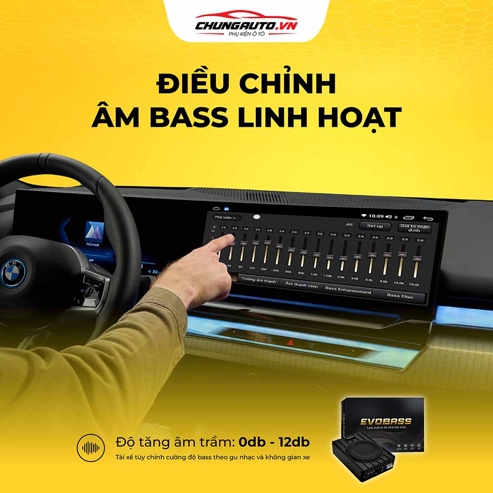 Loa Evobass M6 điều chỉnh âm bass linh hoạt