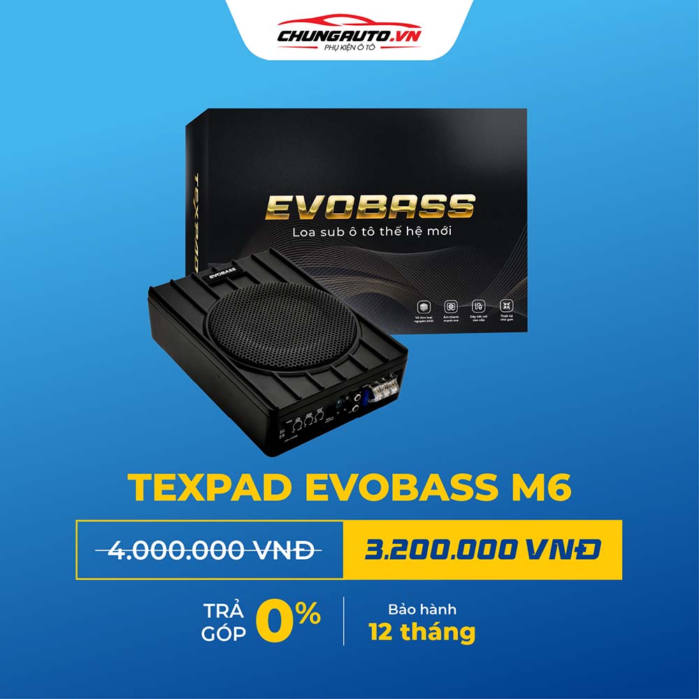 Loa sub Evobass M6 báo giá