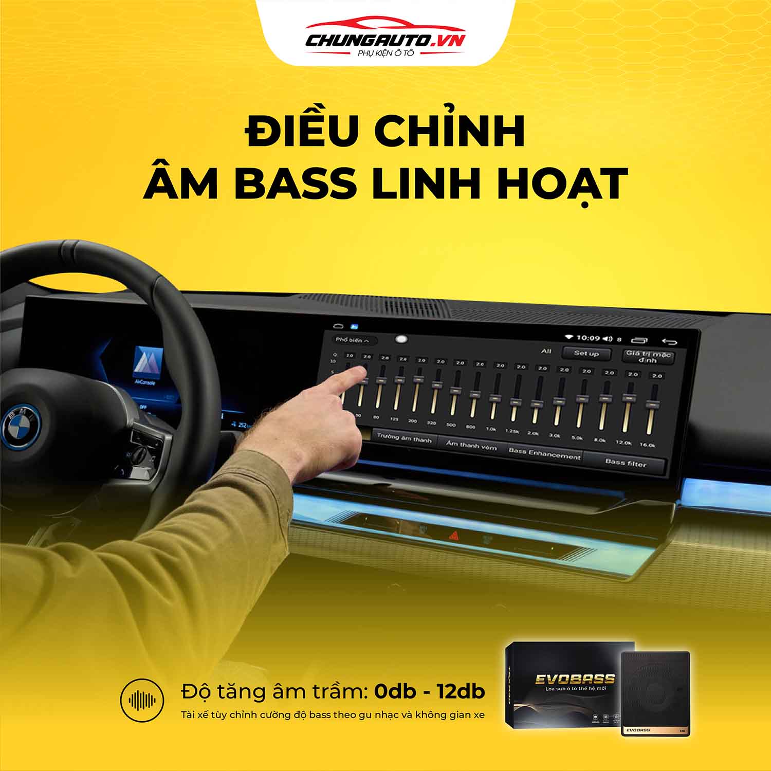 Loa Texpad Evobass M8 điều chỉnh âm bass linh hoạt