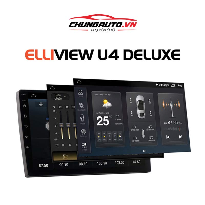 màn hình android elliview u4 deluxe