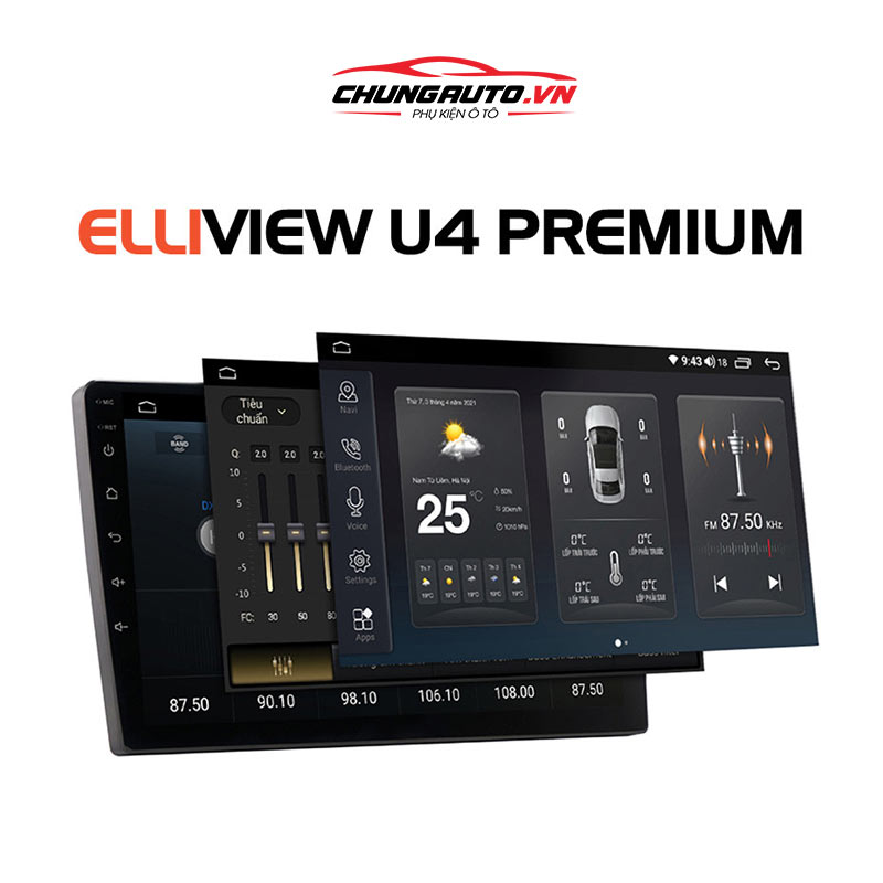 màn hình android elliview u4 premium