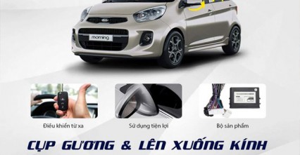 Độ gập gương, lên xuống kính cho Kia Morning 2021 - Thiết bị hiện đại, tiện dụng
