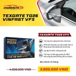 Gương gập chỉnh điện lên xuống kính Texgate TG26_1 