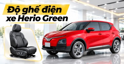Ghế điện Herio Green chọn thế nào để lái xe thoải mái hơn?
