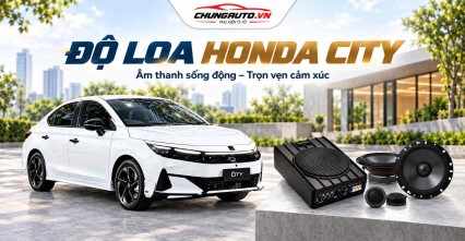 Độ loa Honda City nâng cấp âm thanh theo nhu cầu