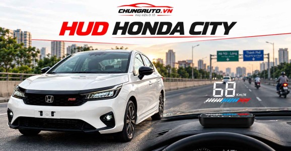 HUD Honda City giúp theo dõi tốc độ ngay trong tầm mắt