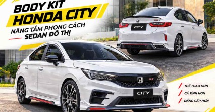 Độ Body Kit Honda City Nâng Tầm Phong Cách Sedan Đô Thị