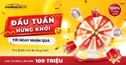 ChungAuto tổ chức chương trình khuyến mãi “Vòng quay may mắn” cho toàn bộ khách hàng