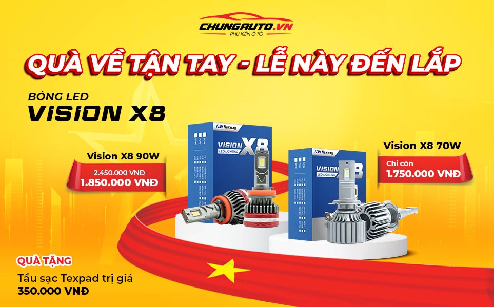 Chương trình khuyến mãi bóng Led Vision X8