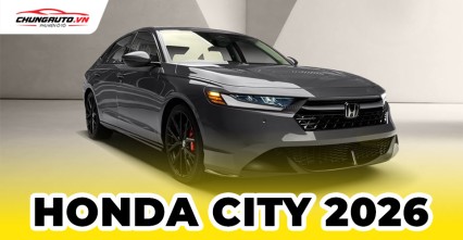 Honda City 2026 | Thiết kế nội ngoại thất, thông số kỹ thuật, giá bán