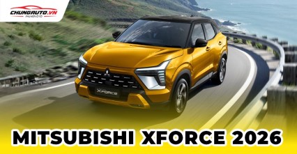 Mitsubishi Xforce 2026 | Thiết kế nội ngoại thất, thông số kỹ thuật, giá bán