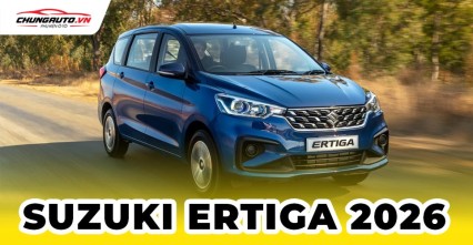 Suzuki Ertiga 2026 | Thiết kế nội ngoại thất, thông số kỹ thuật, giá bán