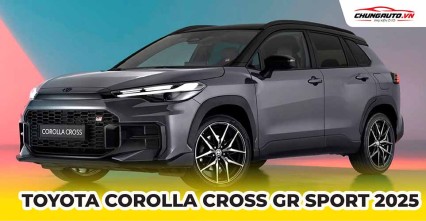 Toyota Corolla Cross GR Sport 2025 | Thiết kế nội ngoại thất, thông số kỹ thuật, giá bán