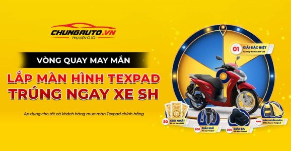 Chương trình Vòng quay may mắn: Lắp màn hình TexPad trúng xe SH