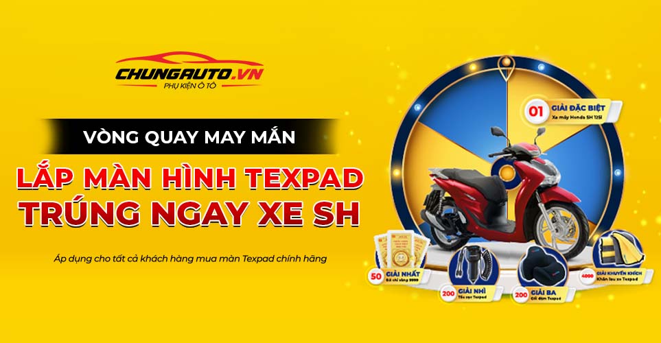 chương trình vòng quay may mắn texpad