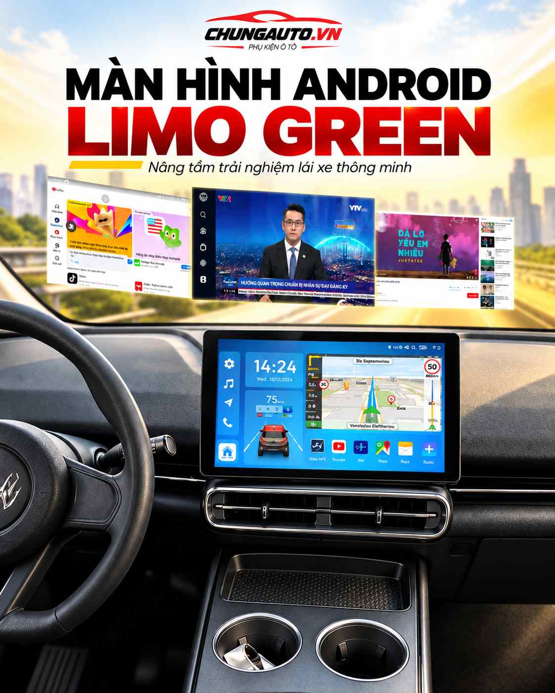 man-hinh-android-limo-green