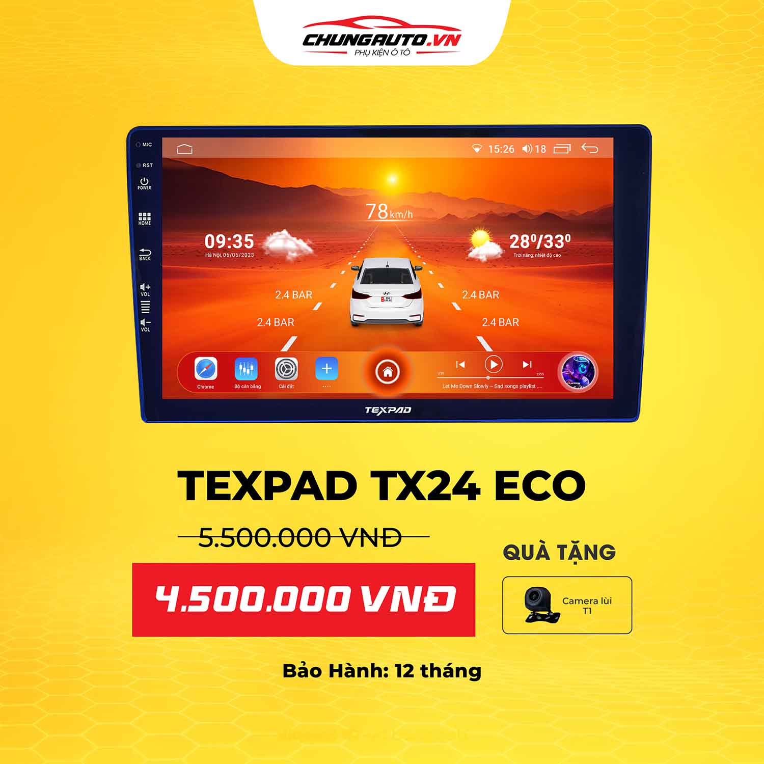 Báo giá màn hình Android Texpad TX24 Eco 2GB-32GB