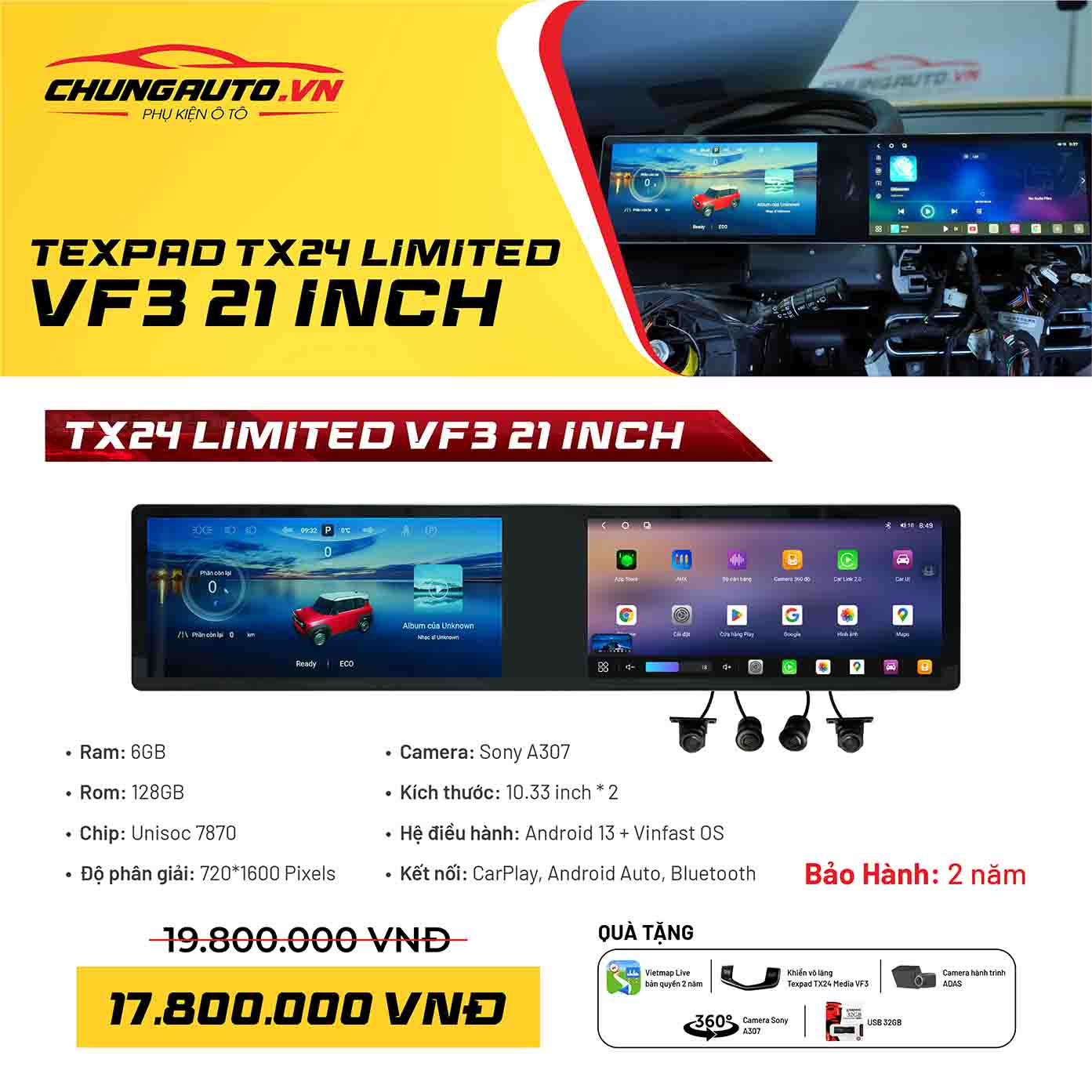 Giá màn hình Texpad TX24 Limited VF3 21 inch 