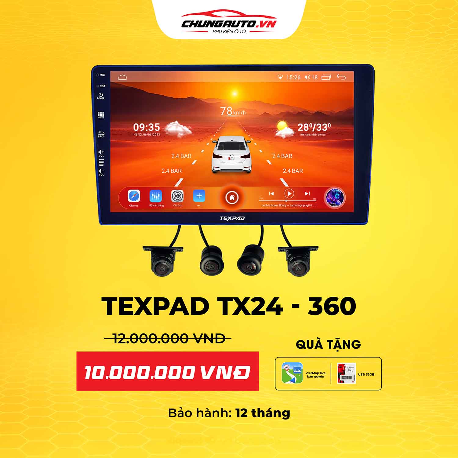 Bảng báo giá Camera Texpad TX24 360 4GB-64GB