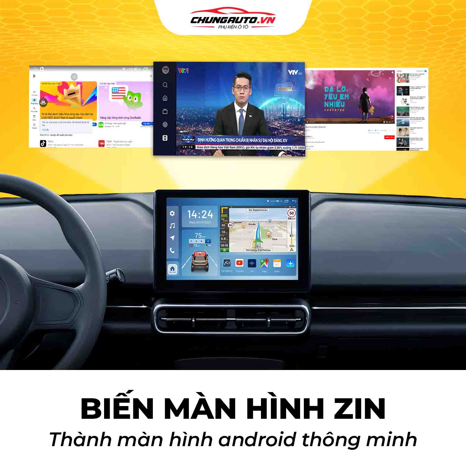 MHU Texpad TX24 Android Limo Green kho giải trí đa dạng