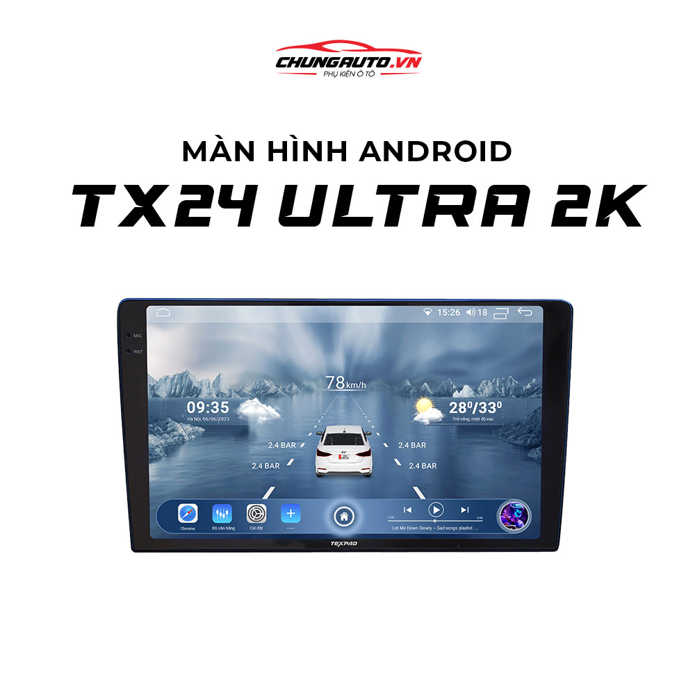 Màn hình ô tô TexPad TX24 Ultra 2K