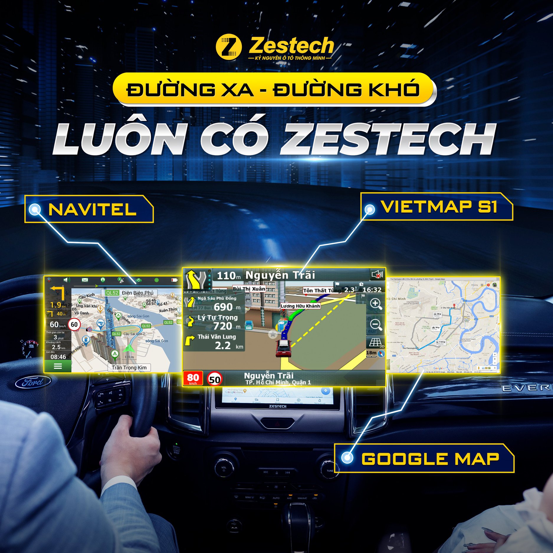 Màn hình Zestech ZT360 Base Chính hãng - ChungAuto
