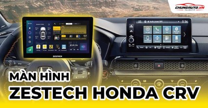 Lắp màn hình Zestech cho xe Honda CRV 2023 - 2024