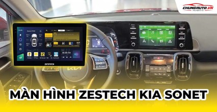 Lắp màn hình Zestech cho xe Kia Sonet 2022 - 2024
