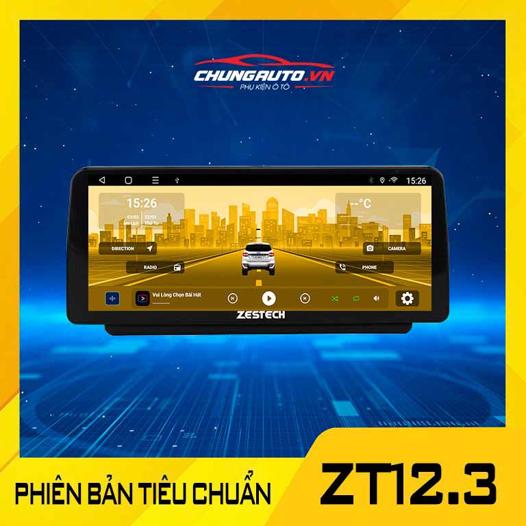 màn hình zestech zt12.3 bản tiêu chuẩn