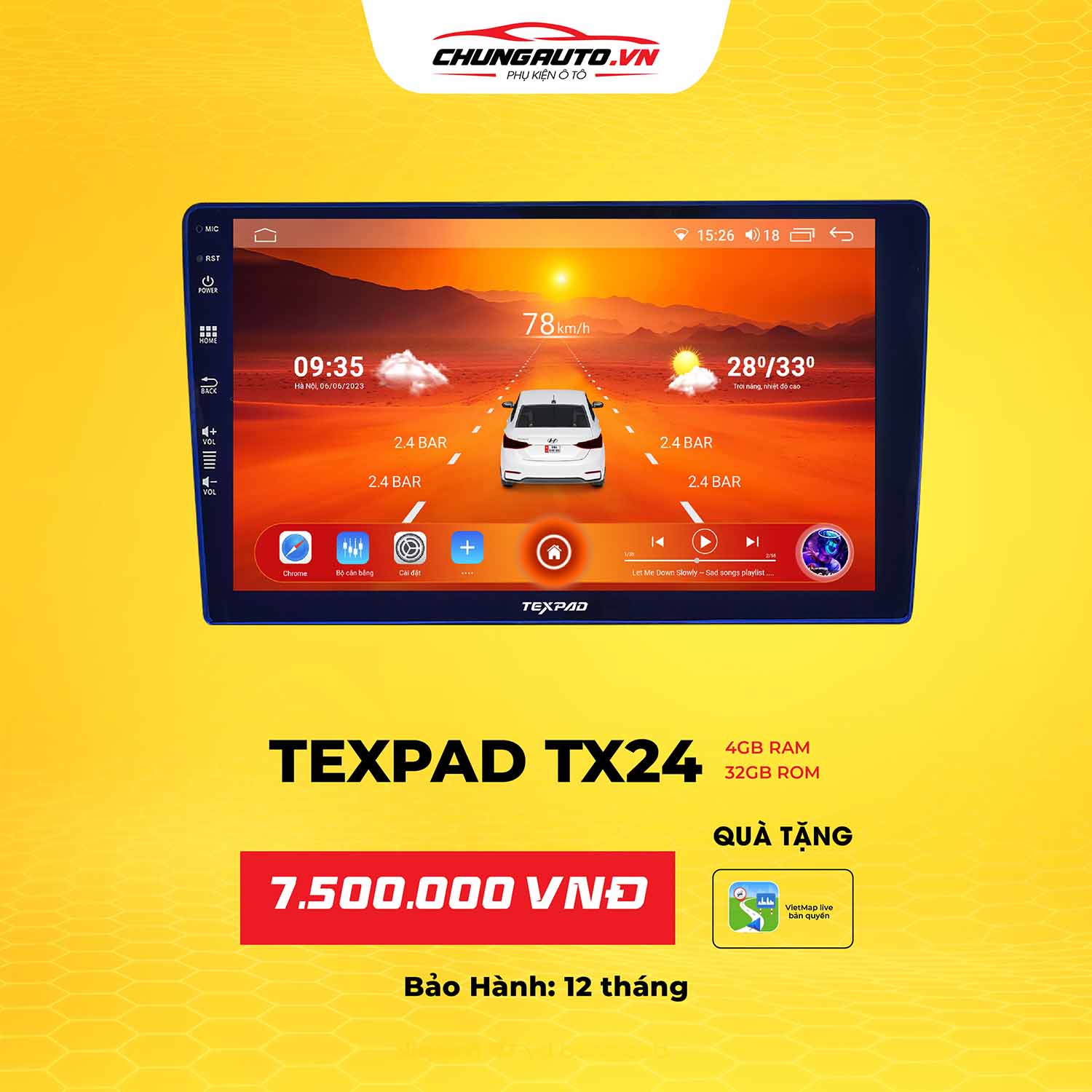 Bảng giá màn hình Texpad TX24 4GB-32GB