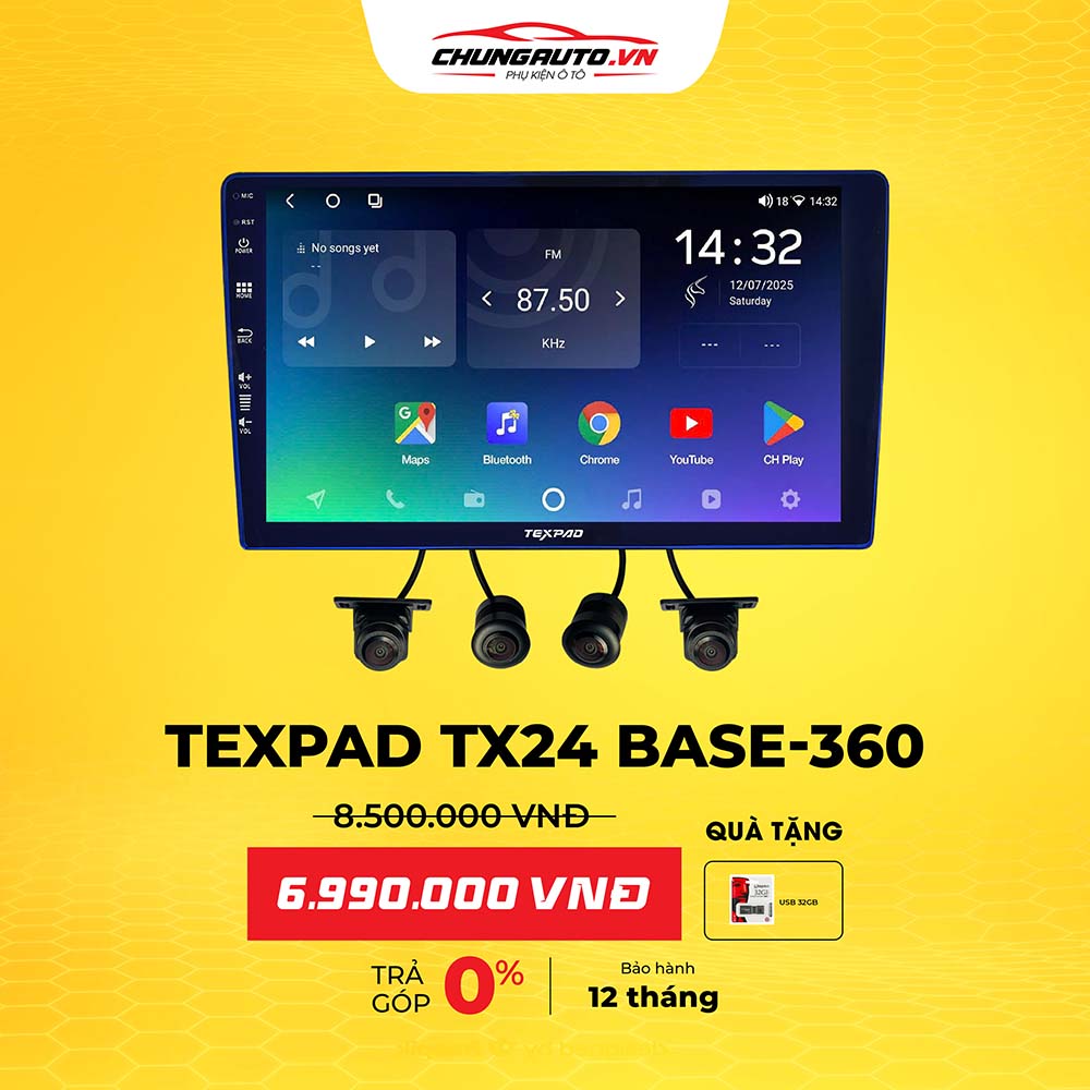 Màn hình Android Texpad TX24 Base 360