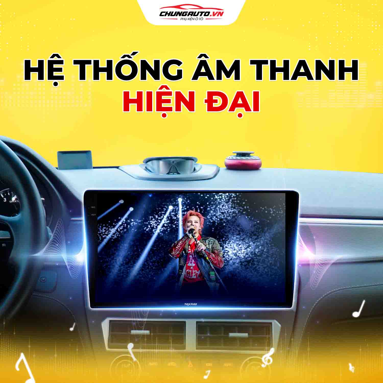 Màn hình android hệ thống âm thanh hiện đại