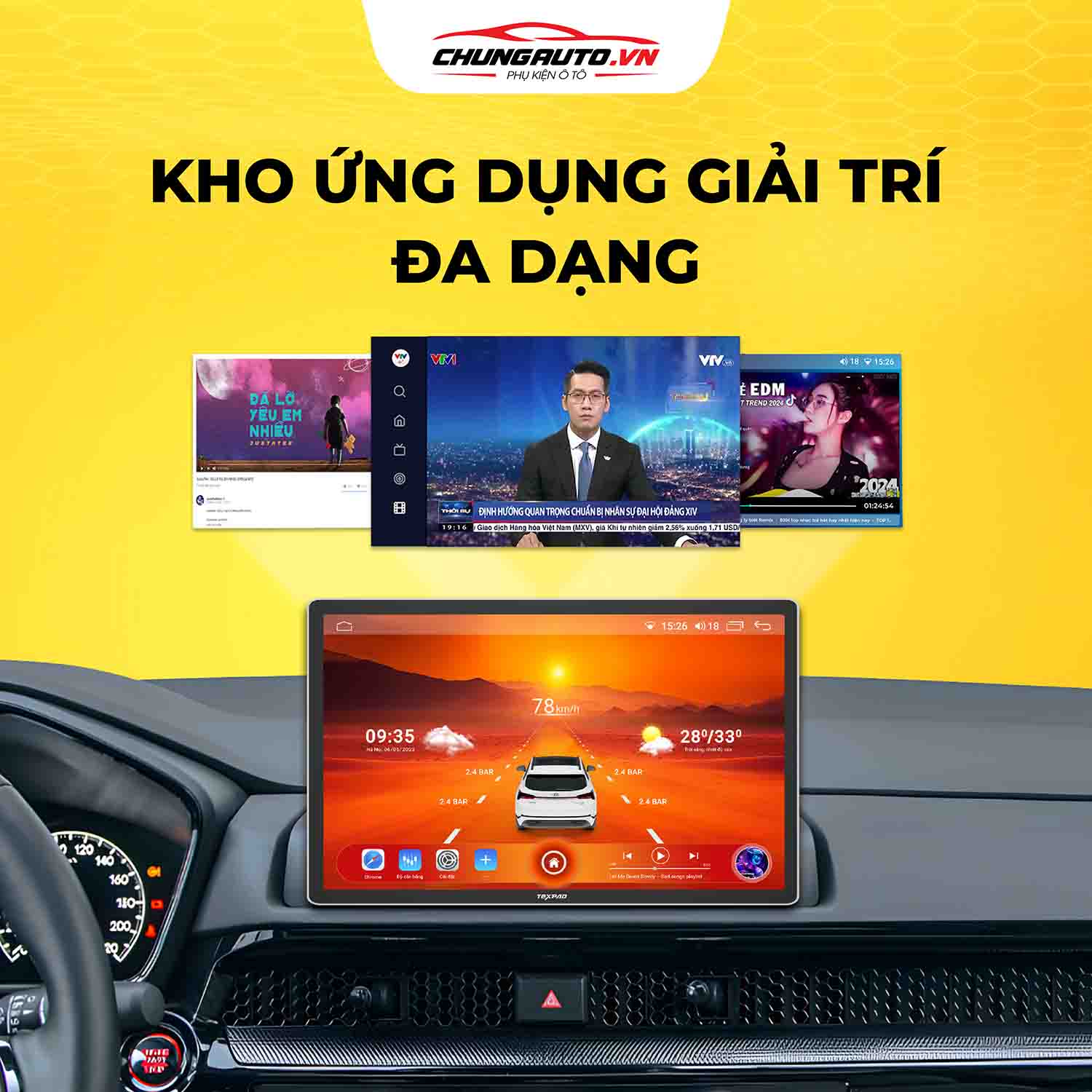 Kho ứng dụng giải trí đa dạng