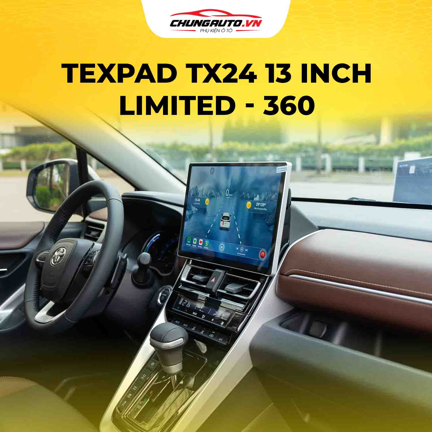 Hình ảnh lắp đặt thực tế màn hình Texpad TX24 Limited 13 Inch