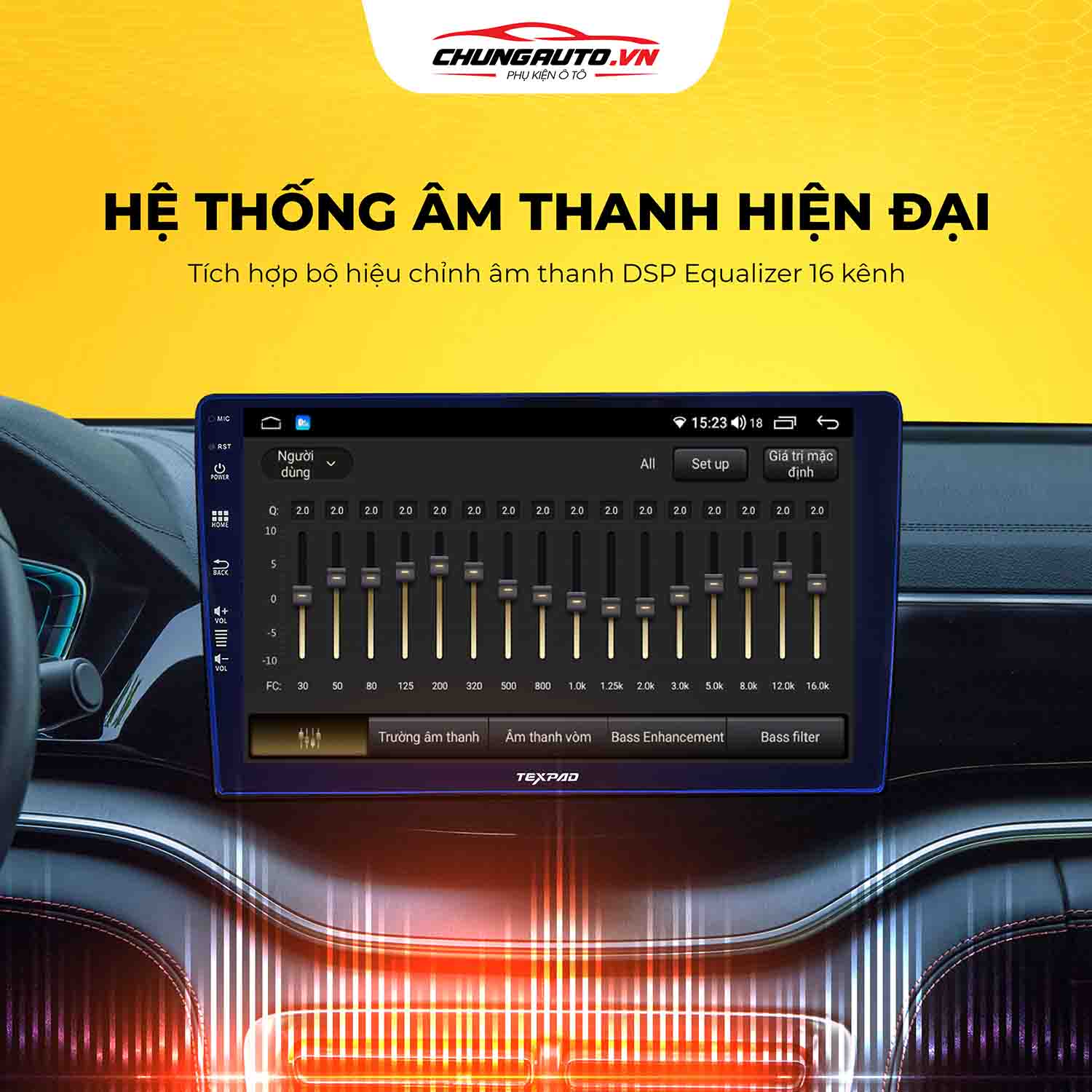 Màn hình Texpad TX24 tích hợp hệ thống âm thanh hiện đại