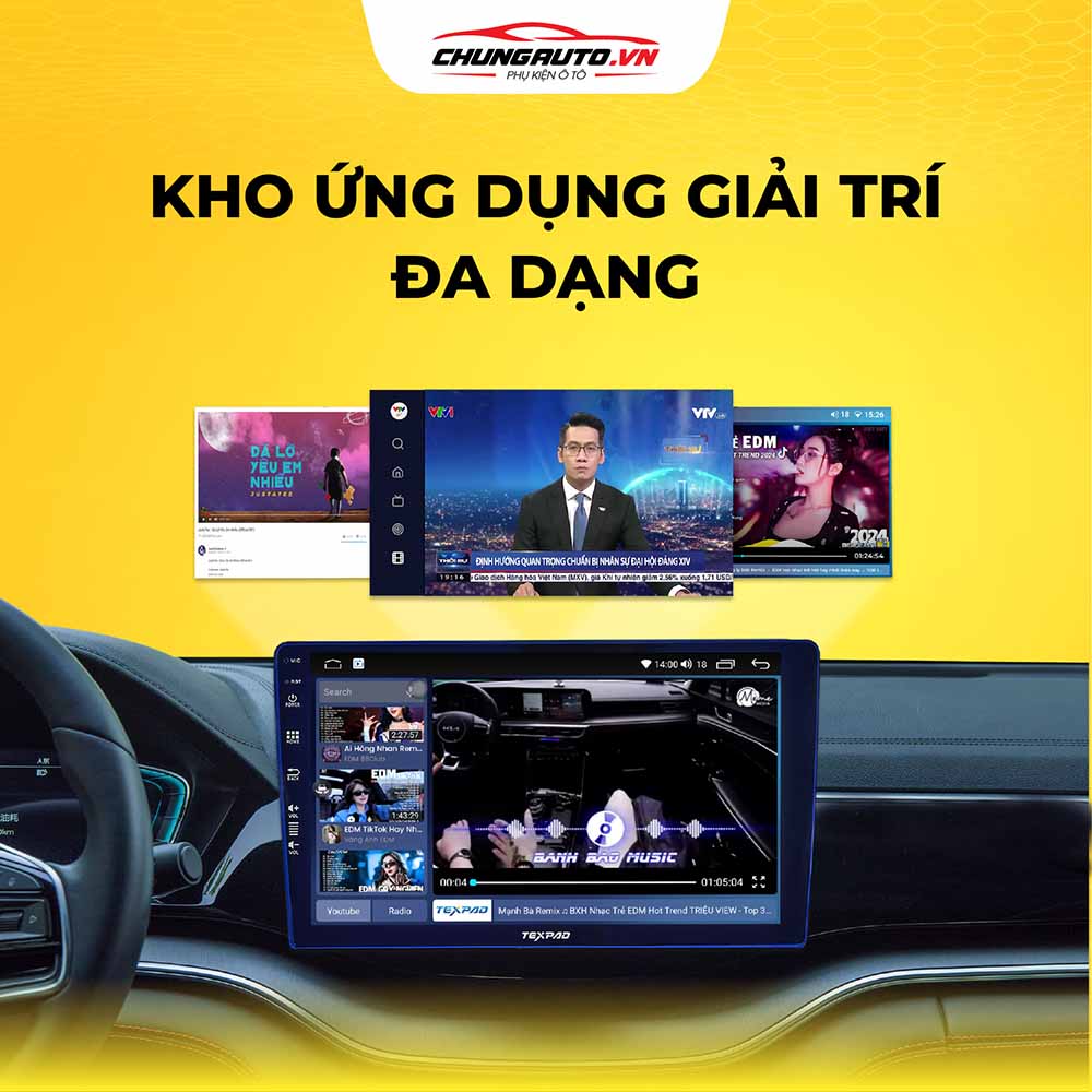 Màn hình Texpad TX24 Base kho ứng dụng giải trí đa dạng