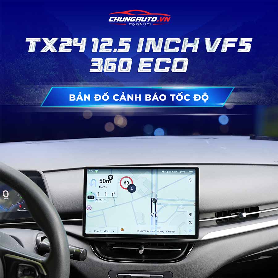 Texpad TX24 12.5 VF5 Eco tích hợp bản đồ dẫn đường thông minh