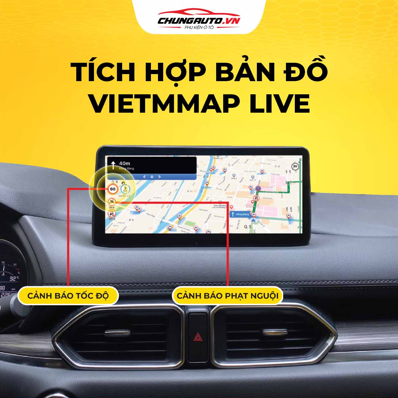 Màn hình Texpad TX24 Luxury 10.25 bản đồ dẫn đường thông minh