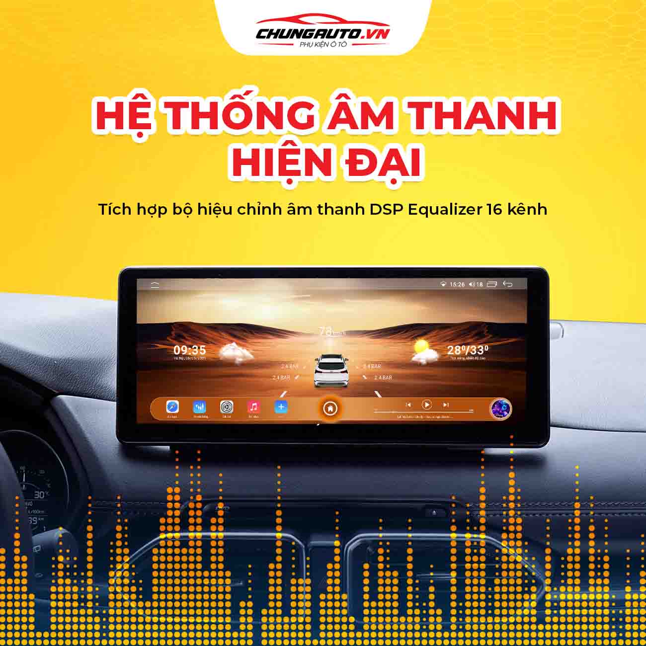 Texpad TX24 Premium 12.3 inch hệ thống âm thanh chất lượng