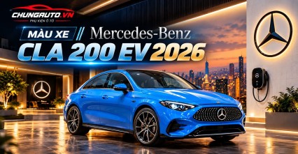 Phối màu xe CLA200 (Mercedes CLA 200 điện 2026) tại Việt Nam