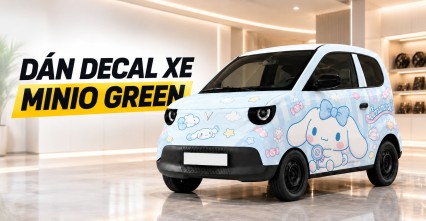 Dán decal Minio Green: Chiếc xe mang dấu ấn riêng của bạn