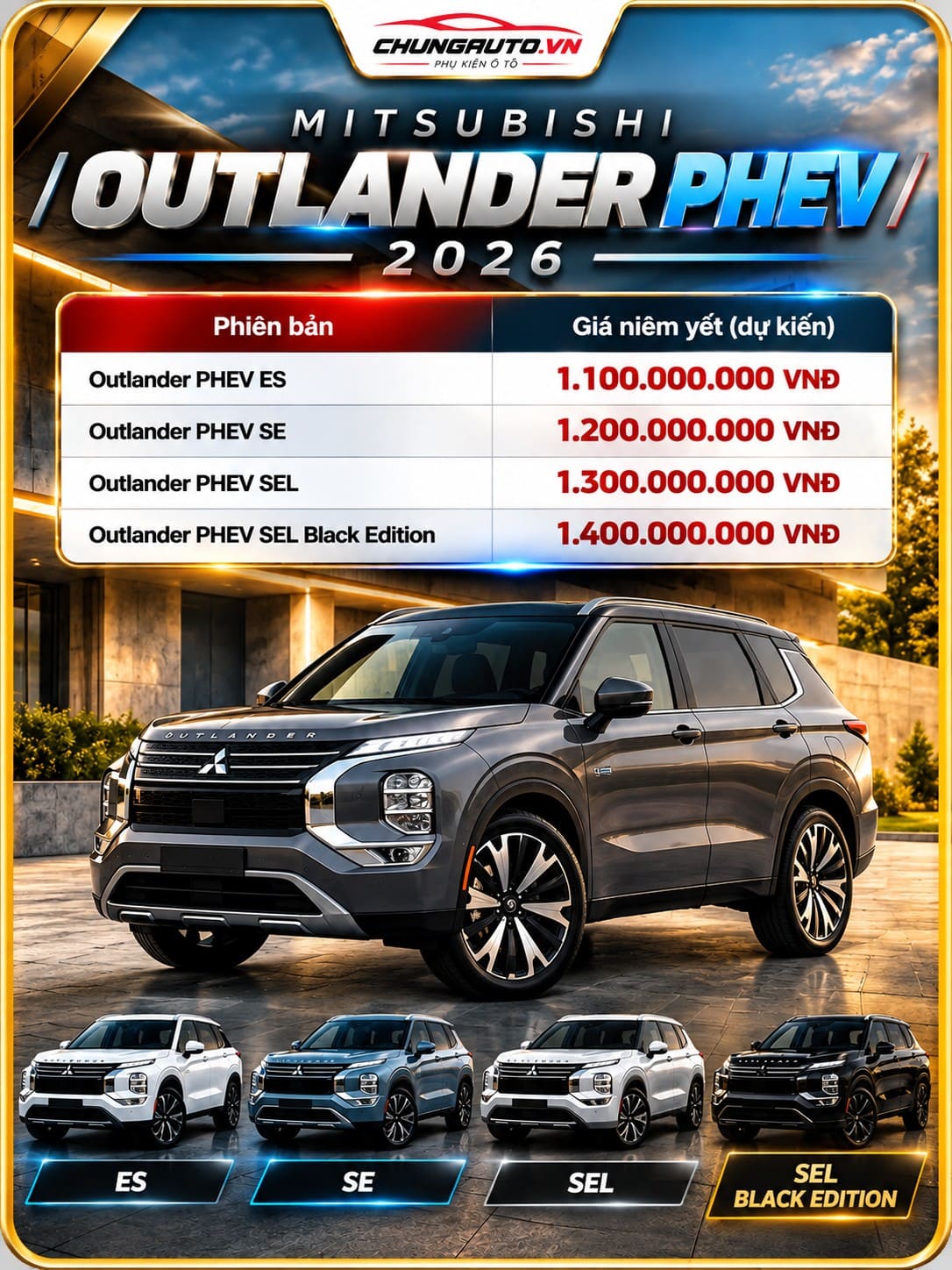 gia-outlander-phev-2026-cac-phien-ban-gia-mitsubishi-outlander-phev-2026
