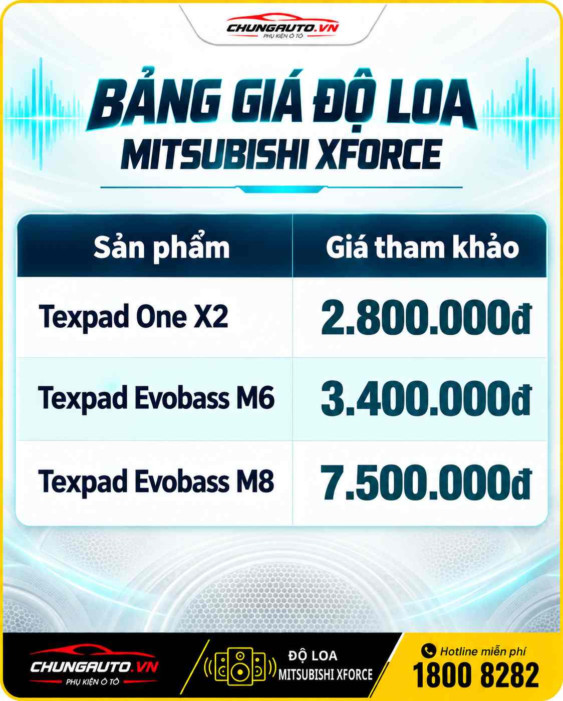 bang-gia-do-loa-mitsubishi-xforce