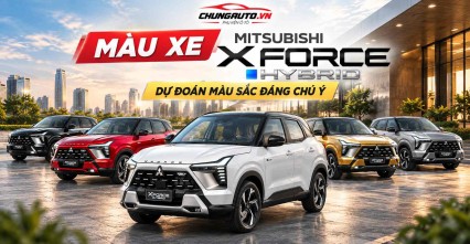 Màu xe Mitsubishi Xforce Hybrid dự đoán màu sắc đáng chú ý