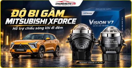 Độ Bi Gầm Mitsubishi Xforce Tăng Sáng Hiệu Quả